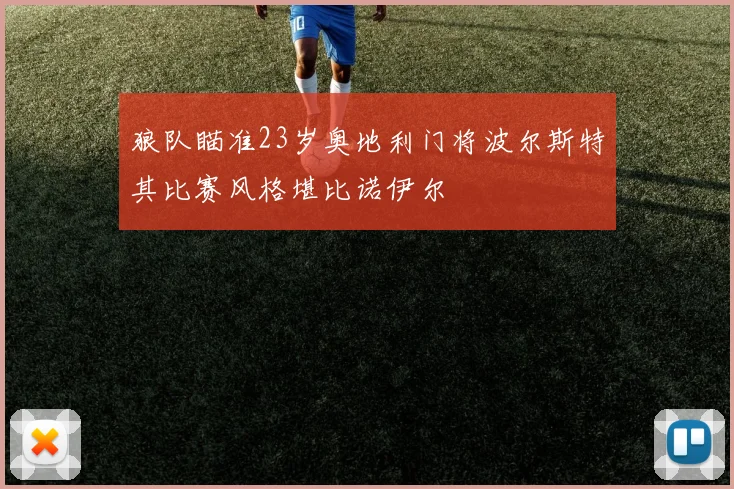狼队瞄准23岁奥地利门将波尔斯特其比赛风格堪比诺伊尔